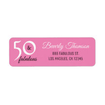 ピンク50と素晴らしい50誕生日脚本