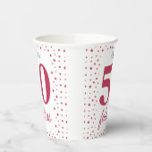 ピンク50と素晴らしい 紙コップ (左)