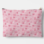 ピンク50Sテーマ45レコードとエレキギター アクセサリーポーチ (裏面)