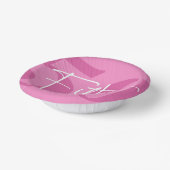 ピンク50th50th誕生日パーティー ペーパーボウル (傾斜あり)