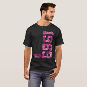 ピンク53年53位誕生日1969 Tシャツ (正面フル)