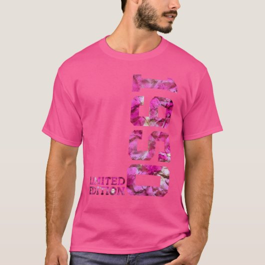 ピンク72年72誕生日1950 Tシャツ (正面)
