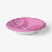 ピンク990th90th誕生日パーティー ペーパーボウル (傾斜あり)