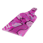 ピンク!おもしろい(抽象芸術アート) カッティングボード (角)