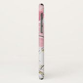 ピンク|の水彩画の単に花柄 Case-Mate iPhoneケース (裏面/左)