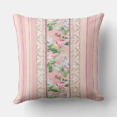 ピンク"ぼろぼろのシックな"装飾用クッション クッション (裏面)