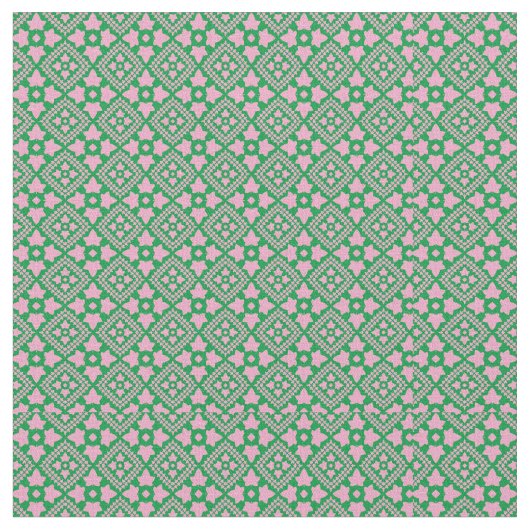 ピンク·アイビー ファブリック (クローズアップ)