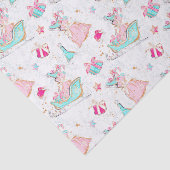 ピンク&アクアスケートで滑る&サンタバッグクリスマス 薄葉紙 (詳細)