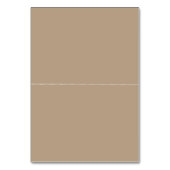 ピンク、アクアフローラクラフト紙結婚ズ座席表 テーブルナンバー (裏面)