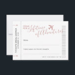 ピンク アドバイス カード ブライダル シャワー トラベル デート ナイト<br><div class="desc">旅行用アドバイスカードや目的地のウェディング、トラベルテーマのブライズシャワーのためのカードが、ミニの「搭乗券」スタイルのカードに印刷されました。ゲストは、旅行のアドバイスや休暇の旅行のアイデア、またはデートのアイデアを書き込むことができます - または両方。柔軟なデザインにより、あなたはアドバイスゲームをどのように進めるか決めることができます。 これらのカードは、招待状に同封するか、ゲストが「一生の冒険」のためのカップルへのアイデアを提供できるように、席に置いておくことができます。 これらのカードは、くすみピンクとローズゴールドの創造的なテーマで楽しいアドバイスカードです。</div>