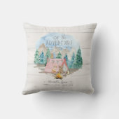 ピンク・アドベンチャー・ベジ素朴ン・誕生・スタッツ・ベイビール クッション (裏面)