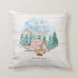 ピンク・アドベンチャー・ベジ素朴ン・誕生・スタッツ・ベイビール クッション