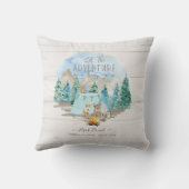 ピンク・アドベンチャー・ベジ素朴ン・誕生・スタッツ・ベイビール クッション (裏面)