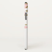 ピンク・アンド・ゴールド・フォイル・ガーリー紙吹雪・モノグラム Case-Mate iPhoneケース (裏面/右)