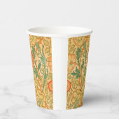 ピンク・アンド・バラ：ウィリアム・モリス著 紙コップ (右)