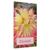 ピンク&イエローダリア クリップボード (右)