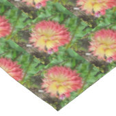 ピンク&イエローダリア テーブルクロス (アングル)