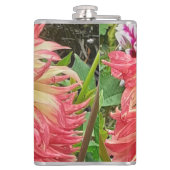 ピンク&イエローダリア フラスク (裏面)