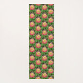 ピンク&イエローダリア ヨガマット (裏面)