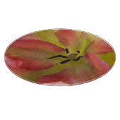 ピンク&イエローチューリップ カッティングボード (角)