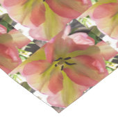 ピンク&イエローチューリップ ショートテーブルランナー (コーナー)