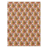 ピンク&イエローチューリップ テーブルクロス (正面)