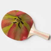 ピンク&イエローチューリップ 卓球ラケット (横)