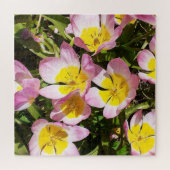 ピンク&イエローフラワーズジグソーパズル ジグソーパズル (横)