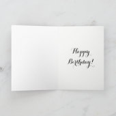 ピンク&イエロー誕生日カード カード (内部)