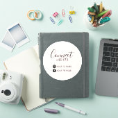 ピンク |イ後を追ンスタグラムとFacebookプロモーション シール (iPadカバー)