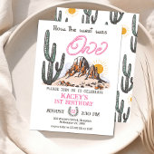 ピンク・ウェスタンの西が一歳の誕生日だった 招待状