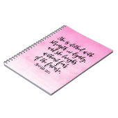 ピンク·ウォーターカラー諺31キリスト教女性聖書 ノートブック (左側)