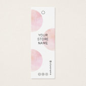 ピンク・ウモダンォーターカラーソーシャルメディア・プライスラベル (正面)