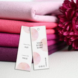 ピンク・ウモダンォーターカラーソーシャルメディア・プライスラベル