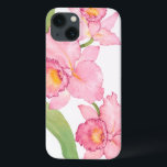 ピンク・エキゾチックの水彩の花 iPhone 13ケース<br><div class="desc">ピンク・エキゾチック・ウォーター・カラー・フラワー・アーティスト：ティムオール</div>