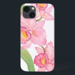 ピンク・エキゾチックの水彩の花 iPhone 13ケース<br><div class="desc">ピンク・エキゾチック・ウォーター・カラー・フラワー・アーティスト：ティムオール</div>