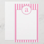 ピンク（エミーのコレクション） 便箋 (正面/裏面)