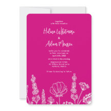 ピンク | エレガントな野生の花 ウェディング