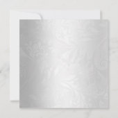 ピンク&エレガントシルバーマスカレード21招待状 招待状 (裏面)