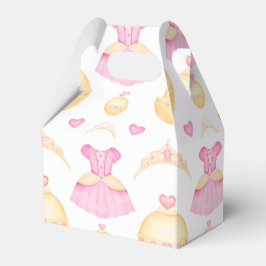 ピンク&エレガント金ゴールドウォーターカラープリンセスティアラ フェイバーボックス