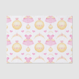 ピンク&エレガント金ゴールドウォーターカラープリンセスティアラ 薄葉紙