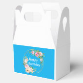 ピンク&エレガント金ゴールドフラワーリースお気に入りボックス フェイバーボックス (オープン)