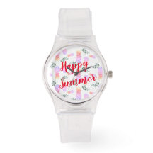 ピンク&オレンジのパイナップルハッピーサマー