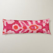 ピンク&オレンジトライバルイカット ボディピロー (裏面)