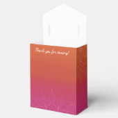 ピンク&オレンジブライトグラデーションマンダラ結婚ズ フェイバーボックス (オープン)