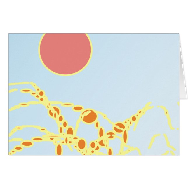 ピンク&オレンジ1276抽象芸術アート (正面横)