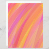 ピンク、オレンジ、イエローのスクラップブック作りクラフト紙 (正面/裏面)