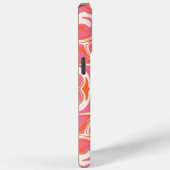 ピンク、オレンジ、クリームに渦巻き模様 Case-Mate iPhoneケース (裏面 / 右)