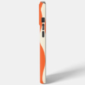 ピンク、オレンジ、クリームのエブ・アンド・フロー Case-Mate iPhoneケース (裏面 / 左)