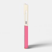 ピンク、オレンジ、クリームのシンプルウェーブ4 Case-Mate iPhoneケース (裏面 / 左)